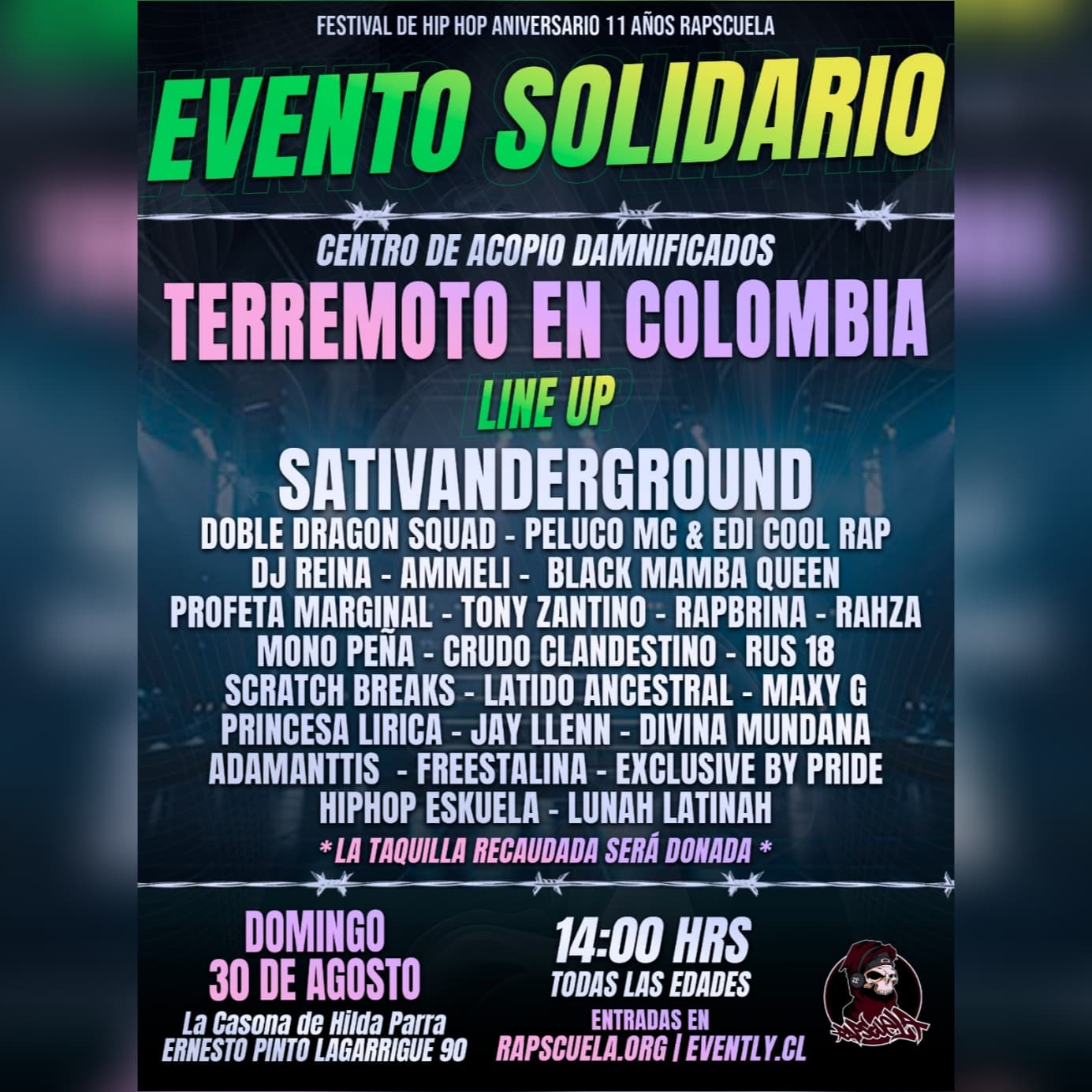 Festival de HipHop 11 Años Rapscuela